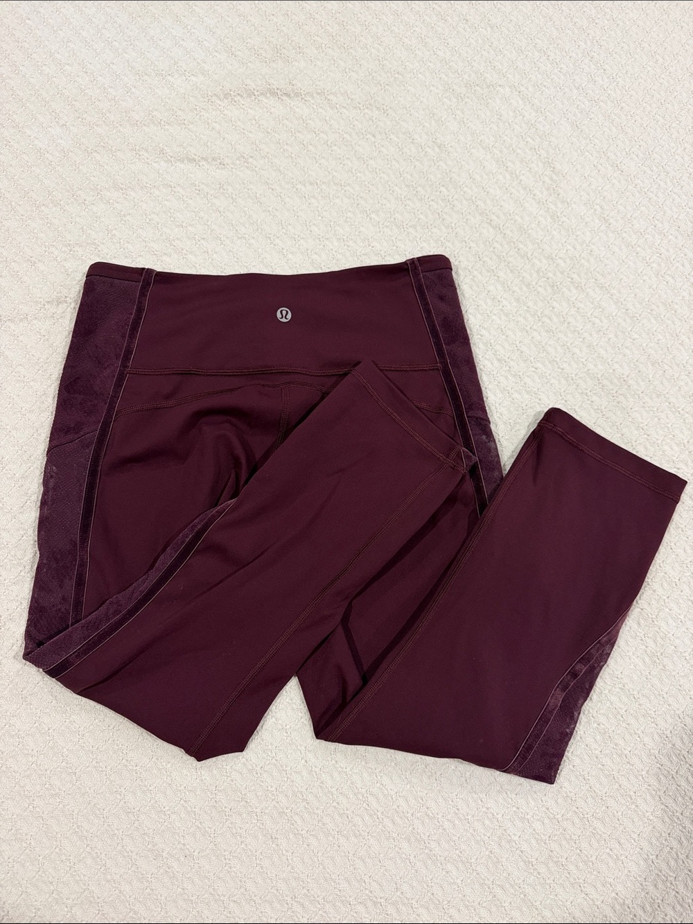 lululemon athletica Burgundy Performance Leggings